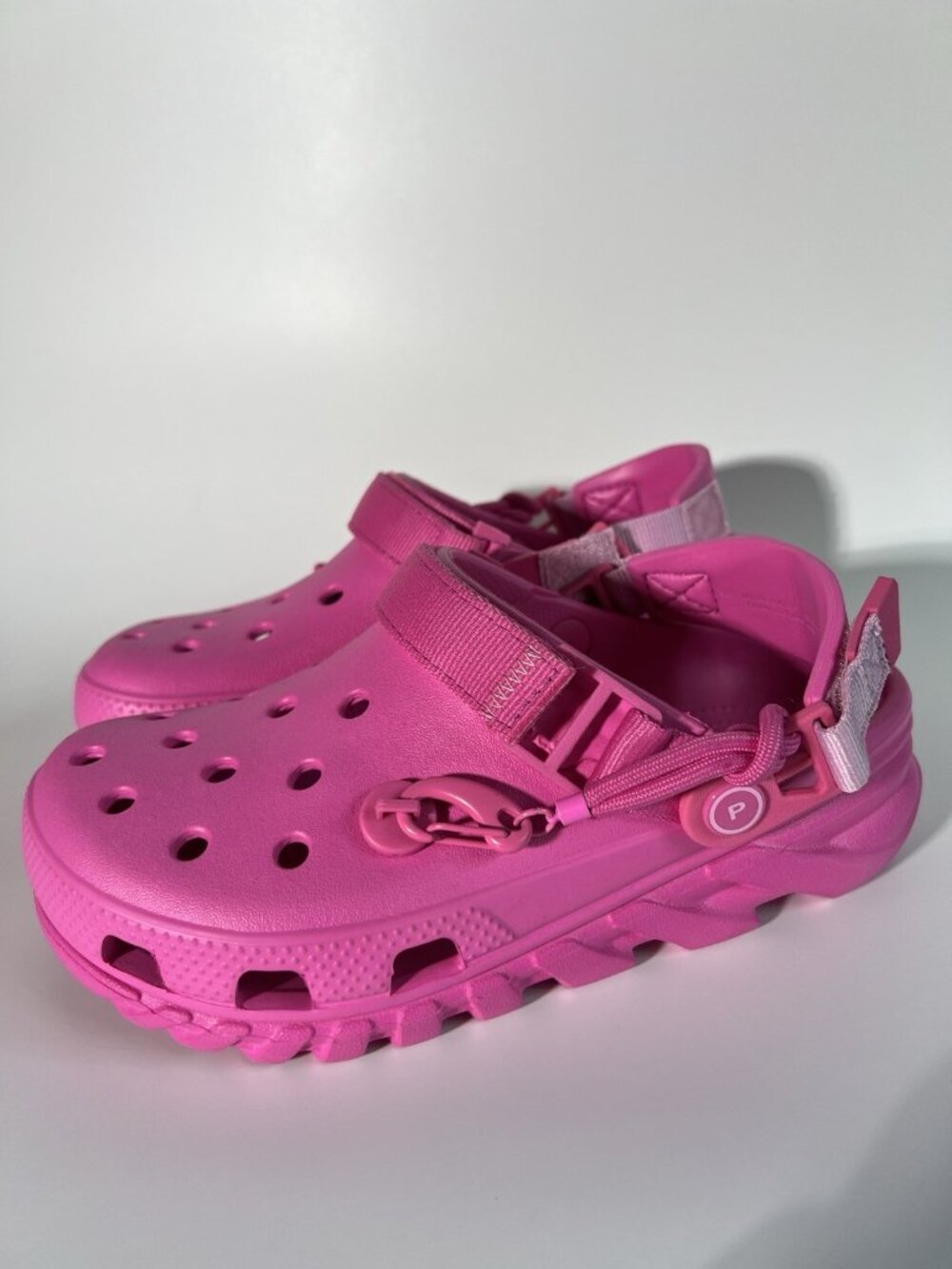 Crocs x Post Malone Duet Max Clog Electric Pink Women Size 7 - Picture 10 of 16